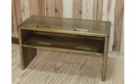 手作り 木製 ベンチ【選択カラー：クリア】【007B-102】