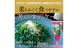 毎月発送の定期便です。ソフトケールGABA【機能性表示食品】は、やわらかくて食べやすい苦みの少ないケールです。茎まで食べることができサラダはもちろん、茹でたり、炒め物、スムージーやジュース、パスタやカ