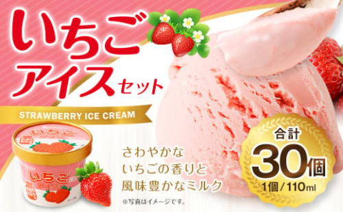 弘乳舎 いちごアイス 30個セット  合計3.3L