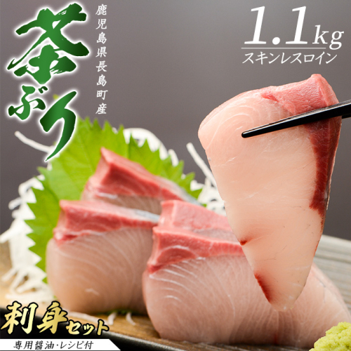 〈鹿児島県長島町産〉どん薩摩の茶ぶりのお刺身セット（専用醤油付き・大）【株式会社Never Land】never-7262 1087285 - 鹿児島県長島町