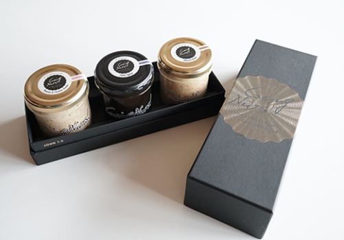 ナッツストーリーズエピソード#01（自然派ナッツバター100g×2、デーツシロップ140ｇ×1）【DE02W1】 1087314 - 滋賀県近江八幡市