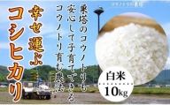 お米 10kg（白米）幸せ運ぶ コシヒカリ 兵庫県豊岡市産