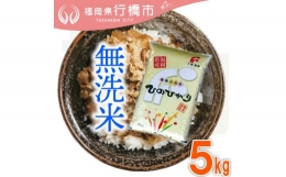 【ふるさと納税】AF-001 福岡県産ヒノヒカリ【無洗米】５kg