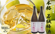 福井県産 紅映梅を使用した本格梅酒 若狭梅酒（1800ml）2本セット　