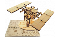 040-006　木製衛星模型キット「はやぶさ－２」＆「だいちー２」