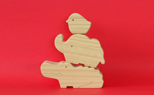かわいい　Animalつみき 工芸品 玩具  109637 - 北海道赤平市