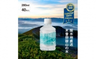 ミネラルウォーター「木曽の天然湧水KISO」280ml(40本) ウォーターツリーボトル【1448192】