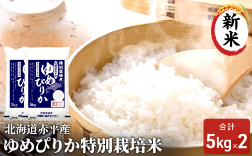 北海道赤平産 ゆめぴりか 10kg (5kg×2袋)特別栽培米 米 北海道 お米  109757 - 北海道赤平市