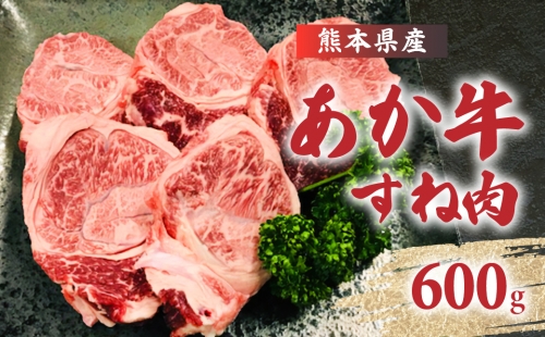 煮込んでおいしい！ 熊本県産 赤牛すね肉 600g 1099078 - 熊本県八代市
