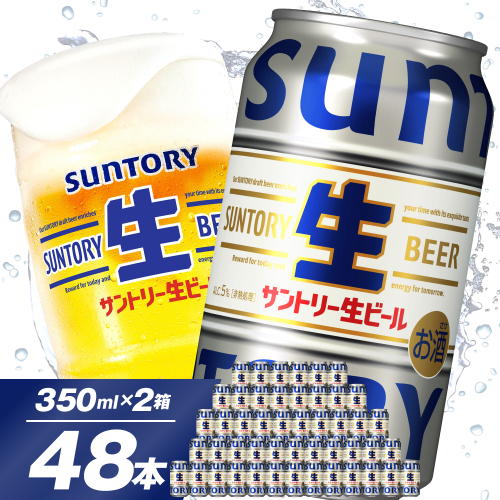 【2箱セット】サントリー 生ビール トリプル生 350ml×24本(2箱) 1102490 - 群馬県千代田町