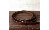 Original leather belt-Brown-Short