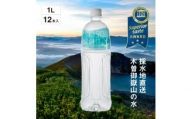 ミネラルウォーター「木曽の天然湧水KISO」1000ml(12本) ウォーターツリーボトル【1453706】