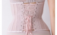 【君津市製】Enchanted corset シレーヌ 桜貝（くすみピンク） XXSサイズ 日本製 コルセット サイズ豊富