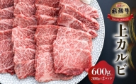 飛騨牛 上カルビ 焼肉用 600g ( 300g ×2) [S567]