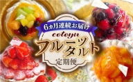 【全6回定期便】cotoyuのフルーツタルト定期便【心優 −Cotoyu Sweets−】 [KAA385]