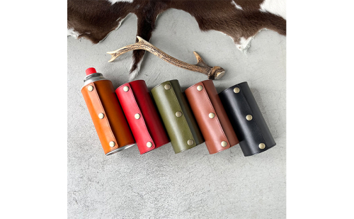 本革 CB缶カバー【CB缶250g】 栃木レザー 革小物 レザー小物  1114338 - 岐阜県美濃市