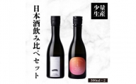 日本酒 「一 -ICHI」「ここち」飲み比べセット 300ml 各1本+実りの百年米300g【1452914】