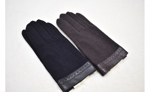 NEWメンズ手袋（革バイピングデザイン） 1116257 - 香川県東かがわ市