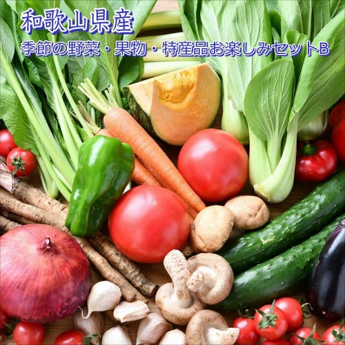 季節の野菜・果物・特産品お楽しみ詰め合わせセットB 111846 - 和歌山県御坊市