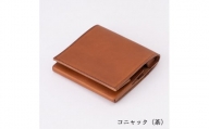 もっと　小さく薄い財布　dritto 2 thin　コニャック（茶）