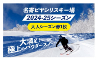 名寄ピヤシリスキー場 大人シーズン券(2024-25シーズン)[大人シーズン券]名寄振興公社[9月上旬-2月中旬出荷予定(土日祝除く)]北海道 名寄市 旅行 温泉 体験 割引券 旅行券 商品券 グルメ スキー スノボ 食べる 泊まる 遊ぶ 買う アクティビティ リフト券 券