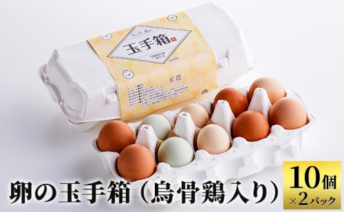 卵の玉手箱（烏骨鶏入り）10個×2パック 1131799 - 静岡県森町