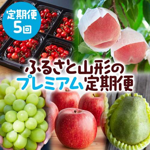 【定期便5回】ふるさと山形のプレミアム定期便 part2 【令和8年産先行予約】FS25-646 1132216 - 山形県山形市