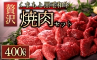 くまもと黒毛和牛焼肉約400g 桜屋 熊本県 阿蘇市
