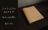 ノートカバー/A5サイズ/牛ヌメ革 (Y1-20-1)