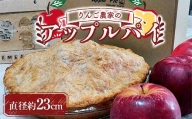 りんご農家のアップルパイ (直径約23cm) 【Shinohe's farm】 青森りんご リンゴ 林檎 お菓子 ケーキ 洋菓子 F21U-363
