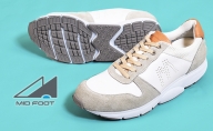 MIDFOOT ( ミッドフッド ) 紳士靴 レザースニーカー MF001JM ( ホワイト ) 4E