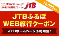 【宮崎市】JTBふるぽWEB旅行クーポン（15000円分）_JTBW015