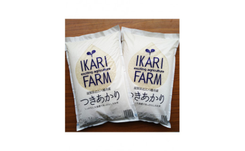 【6年産】つきあかり白米10kg（5kg×2袋）　「大粒でしっかりした食感」【C057U】 1144522 - 滋賀県近江八幡市