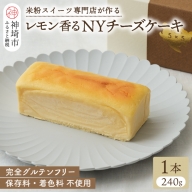 グルテンフリー専門店のつくる「レモン香るNYチーズケーキ」(H053231)