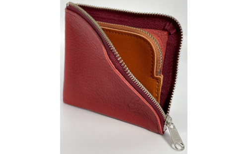 F-57　コインケース（本ヌメ革）レッド　＊「本物」の革の質感がここにあります。 1151958 - 兵庫県たつの市