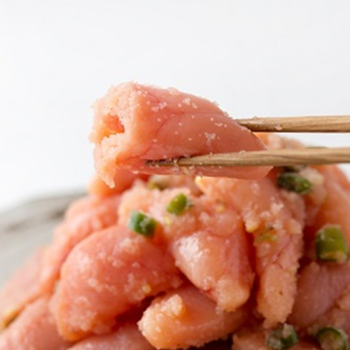 ZI305.風味豊かな青唐辛子明太子切れ子500g【辛子明太子】 115327 - 福岡県新宮町