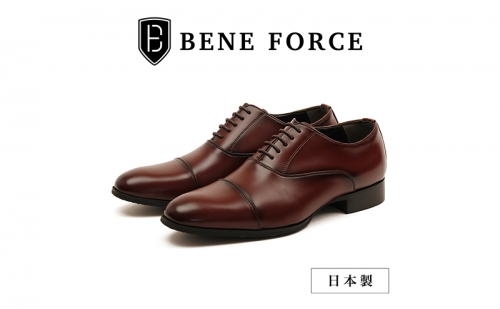 BENE FORCE 日本製ビジネスシューズ ストレートチップ BF8912-DARK BROWN 1154079 - 奈良県大和郡山市