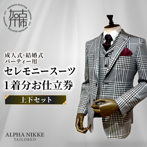 セレモニースーツ＜上下セット＞《 スーツ オーダースーツ セレモニースーツ パーティー 結婚式 プレゼント 》【2423Q05139】 1154286 - 兵庫県加古川市