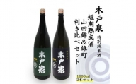 木戸泉 DEEP GREEN×BLUISH PURPLE 特別純米酒 1.8L 2本セット【1461074】