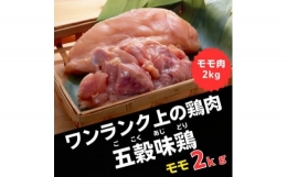 【ふるさと納税】五穀味鶏(ごこくあじどり)モモ肉2kg【1435709】