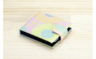 【浜ちりめん】 afumicoシルク製カードケース【ガーベラピンクGP】