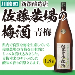 ◆◆白加賀梅１００％使用！梅本来の味わいが楽しめる梅酒！◆◆ 梅は宮城県大崎市岩出山の佐藤農場で手塩にかけて育てられた 「白加賀梅（しらかがうめ）」を１００％使用。 この梅を川崎町の水から作った日本酒
