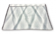 洗える ボリューム満点 マイヤー衿付合わせ毛布 シングルサイズ(約140×200cm) MS-152 グレー [4496]
