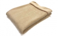 やわらかコットン使用 洗える衿付き綿毛布(毛羽部分) シングルサイズ(約140×200cm) HM-380 [4497]