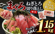 清幸丸水産 大人気！ねぎとろ と 切り落としセット 1.15kg | ネギトロ 切り落とし とろ 鮪 海鮮 魚介 魚 人気 小分け 人気 定番 ご飯 オススメ 千葉県 君津市 きみつ