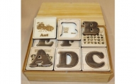 木製 アルファベット パズル 収納ボックス付 下関 山口