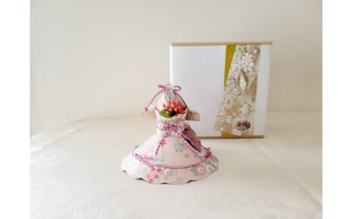 華姫(登録商標) 近江麻布使用 伝統工芸和紙人形の食器等装飾品【FH01W】 1164617 - 滋賀県近江八幡市