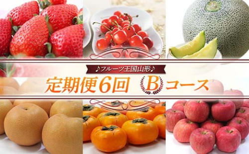 【先行予約 2026年度発送】♪フルーツ王国山形♪ 定期便6回 Bコース FSY-2432