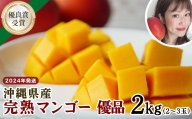 ＜2024年発送＞沖縄県産　完熟マンゴー　2kg　優品