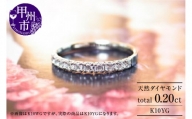 指輪 天然 ダイヤモンド 0.20ct SIクラス【K10YG】r-15（KRP）J-1410